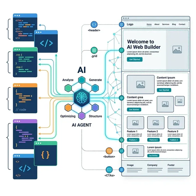 AI Generating Website Code