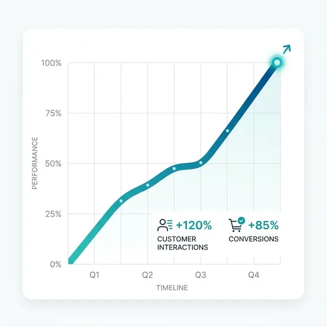 Conversion Chart Trending Up